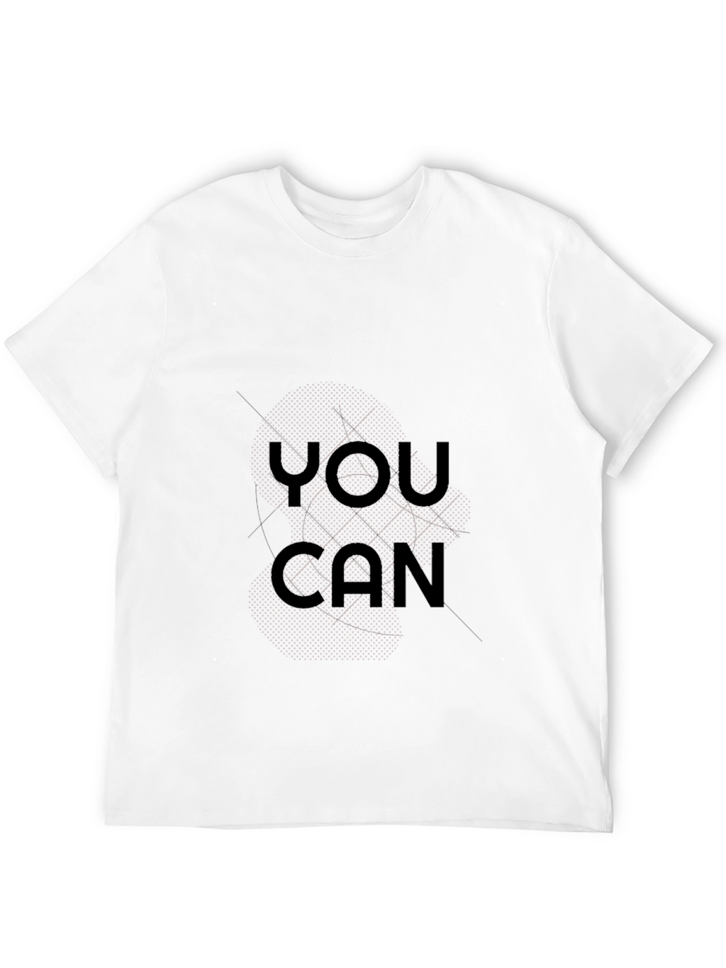 Motivational You Can Black T-Shirt