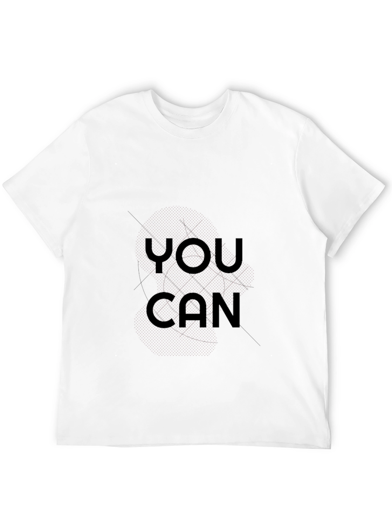 Motivational You Can Black T-Shirt