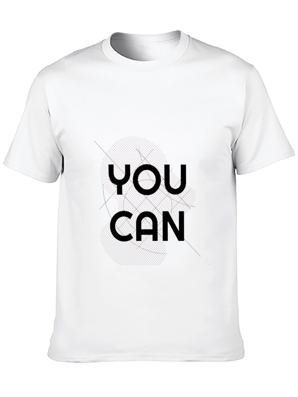 Motivational You Can Black T-Shirt