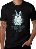 Too Hip To Hop Bunny Graphic Tee