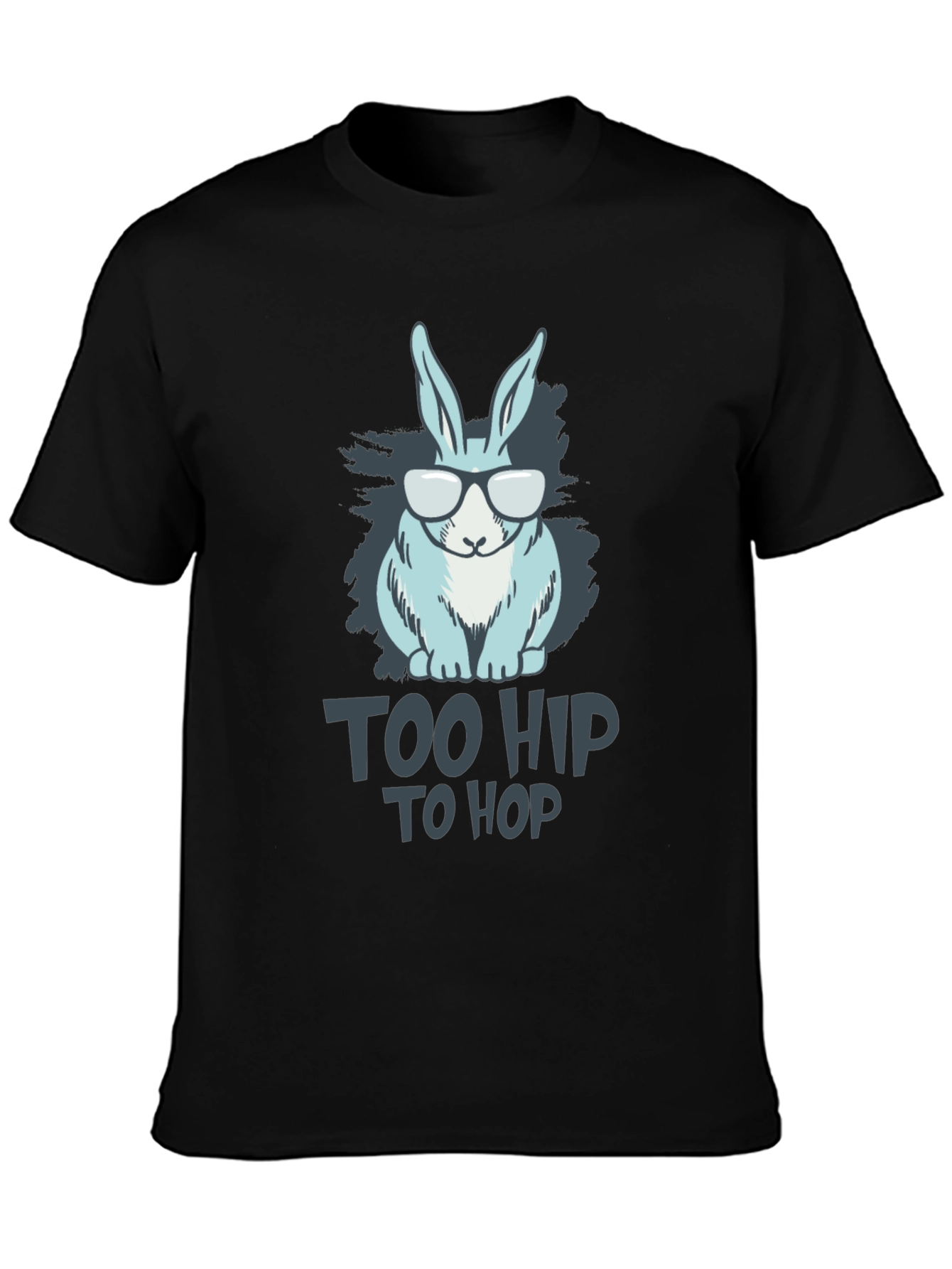 Too Hip To Hop Bunny Graphic Tee