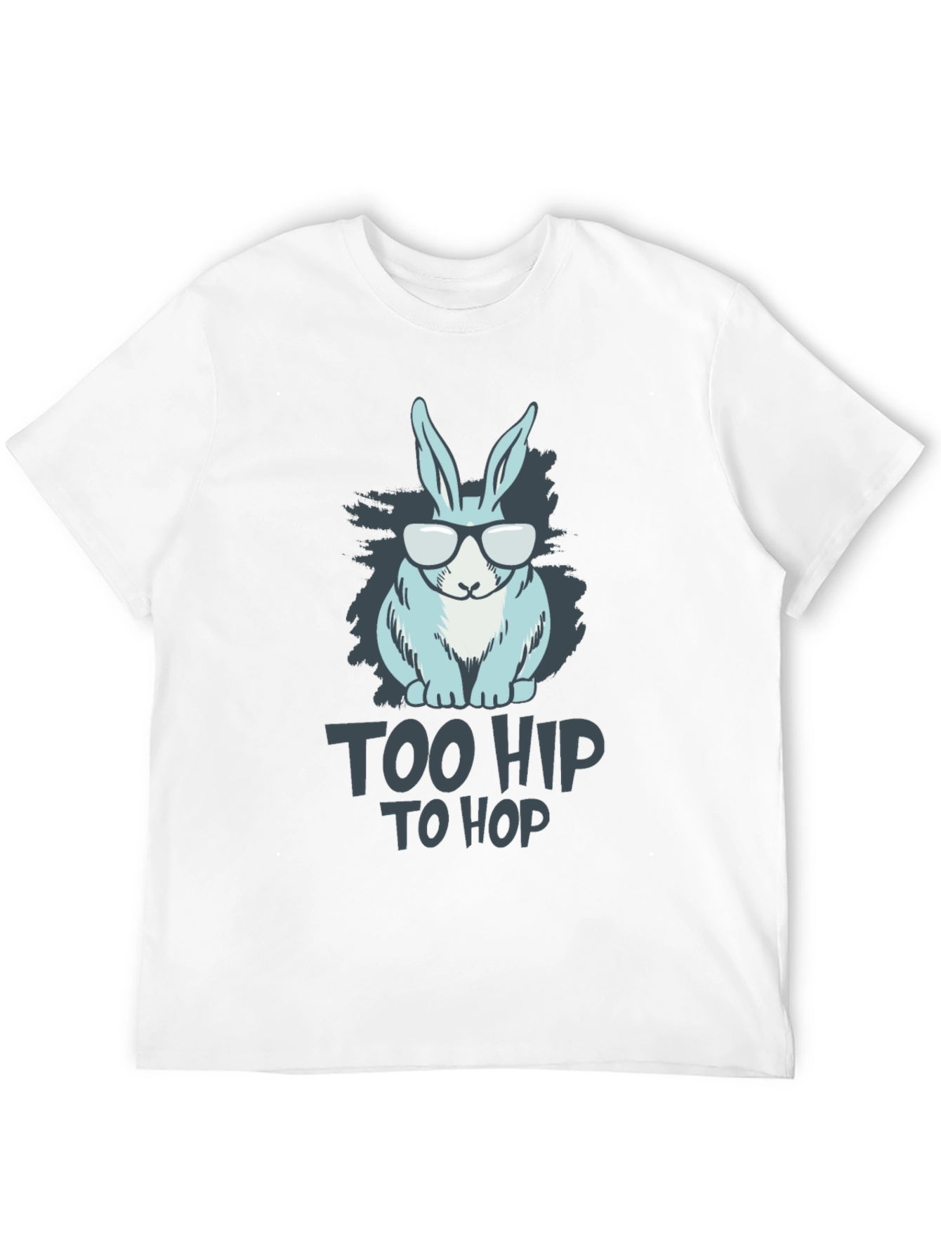 Too Hip To Hop Bunny Graphic Tee