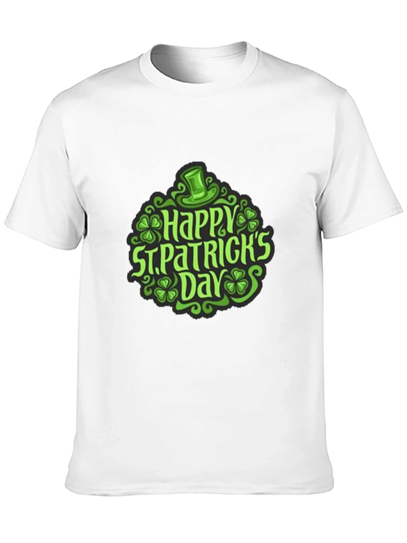 St. Patricks Day Graphic T-Shirt - Black