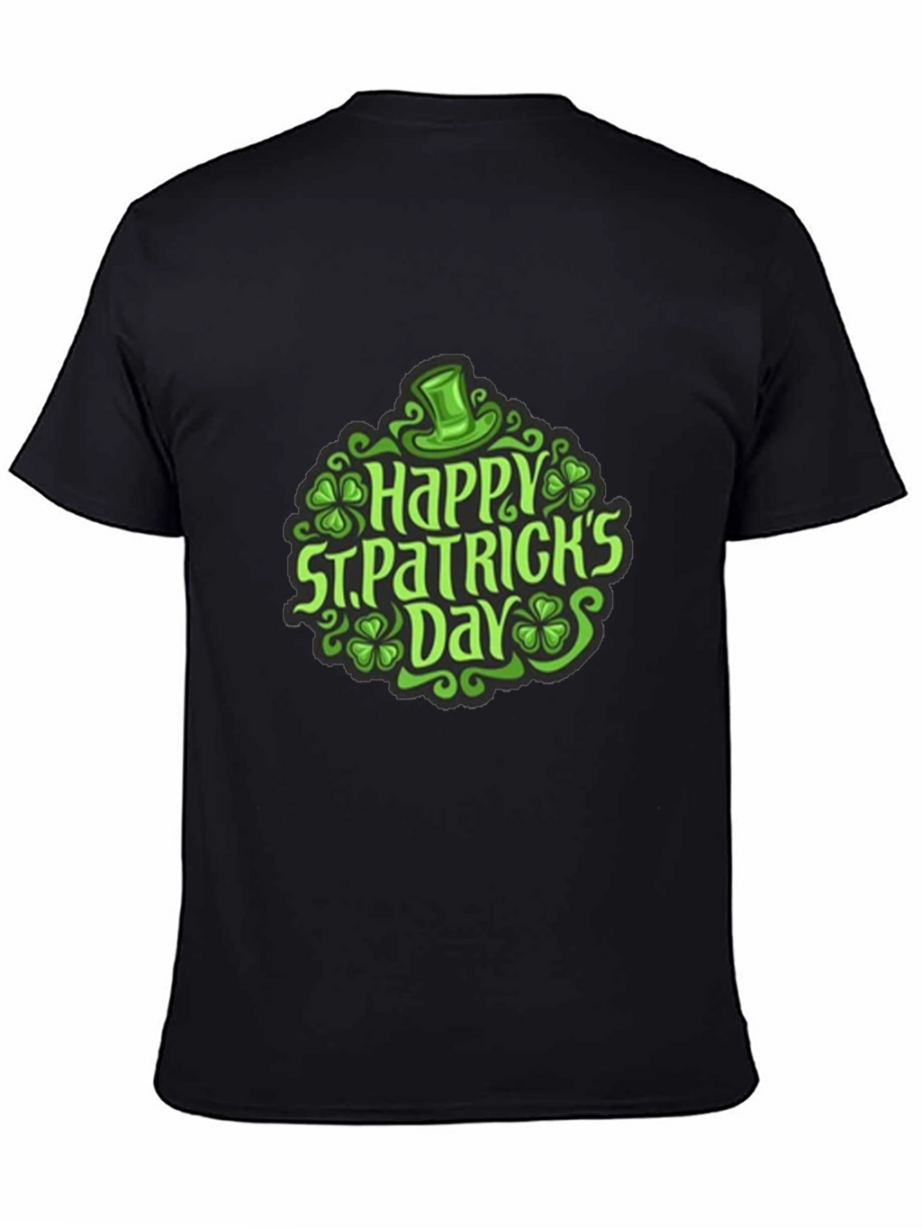 St. Patricks Day Graphic T-Shirt - Black
