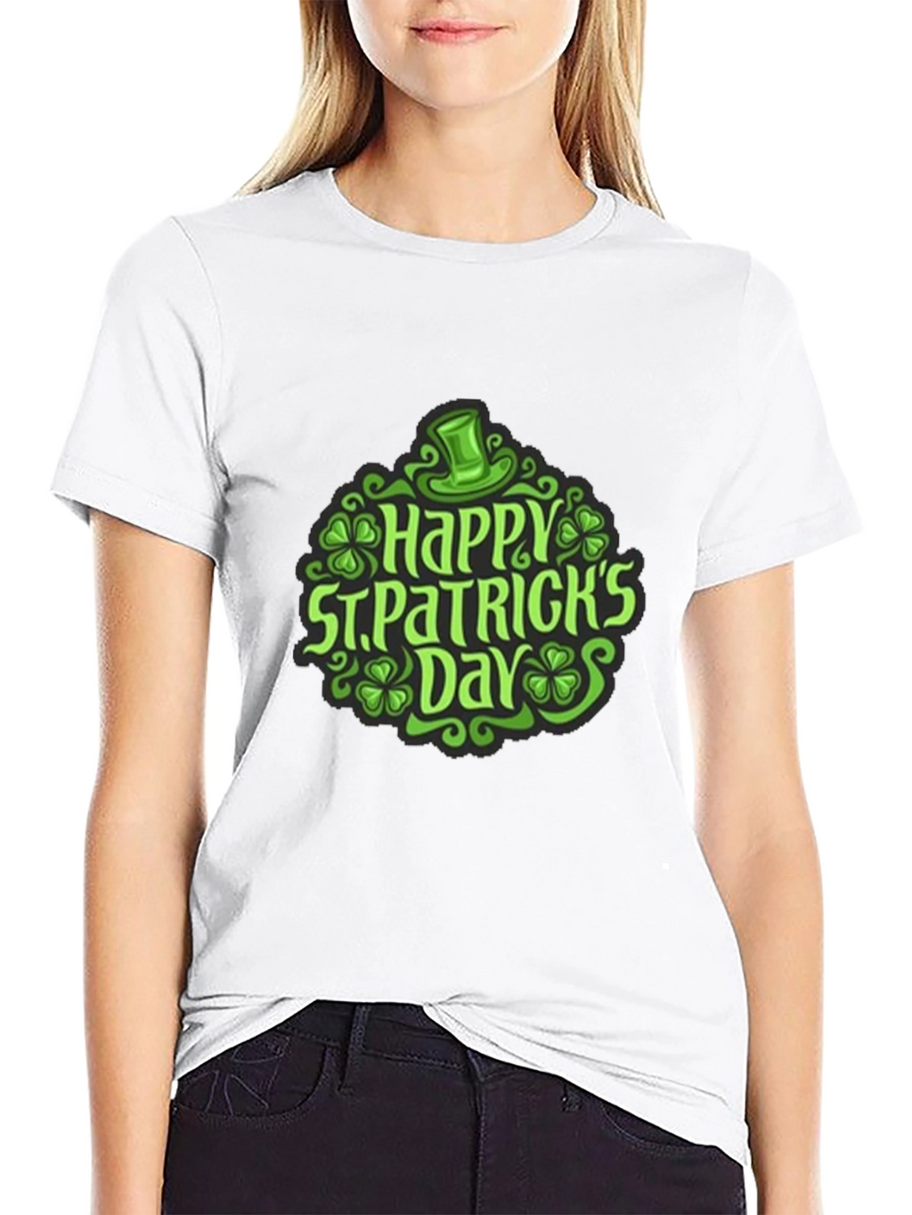 St. Patricks Day Graphic T-Shirt - Black