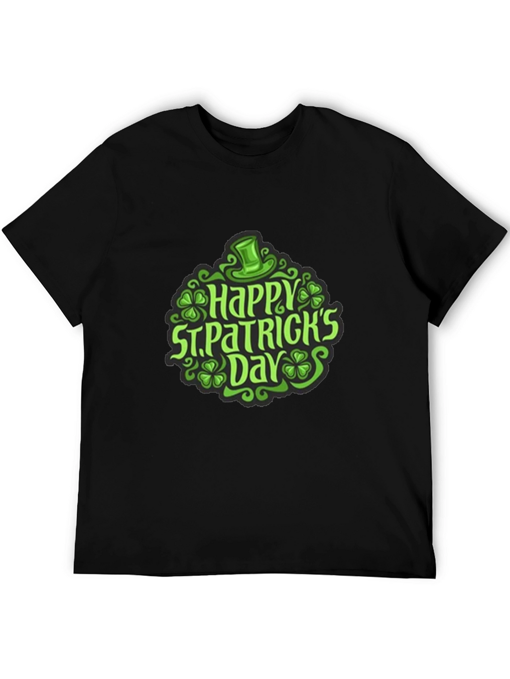 St. Patricks Day Graphic T-Shirt - Black