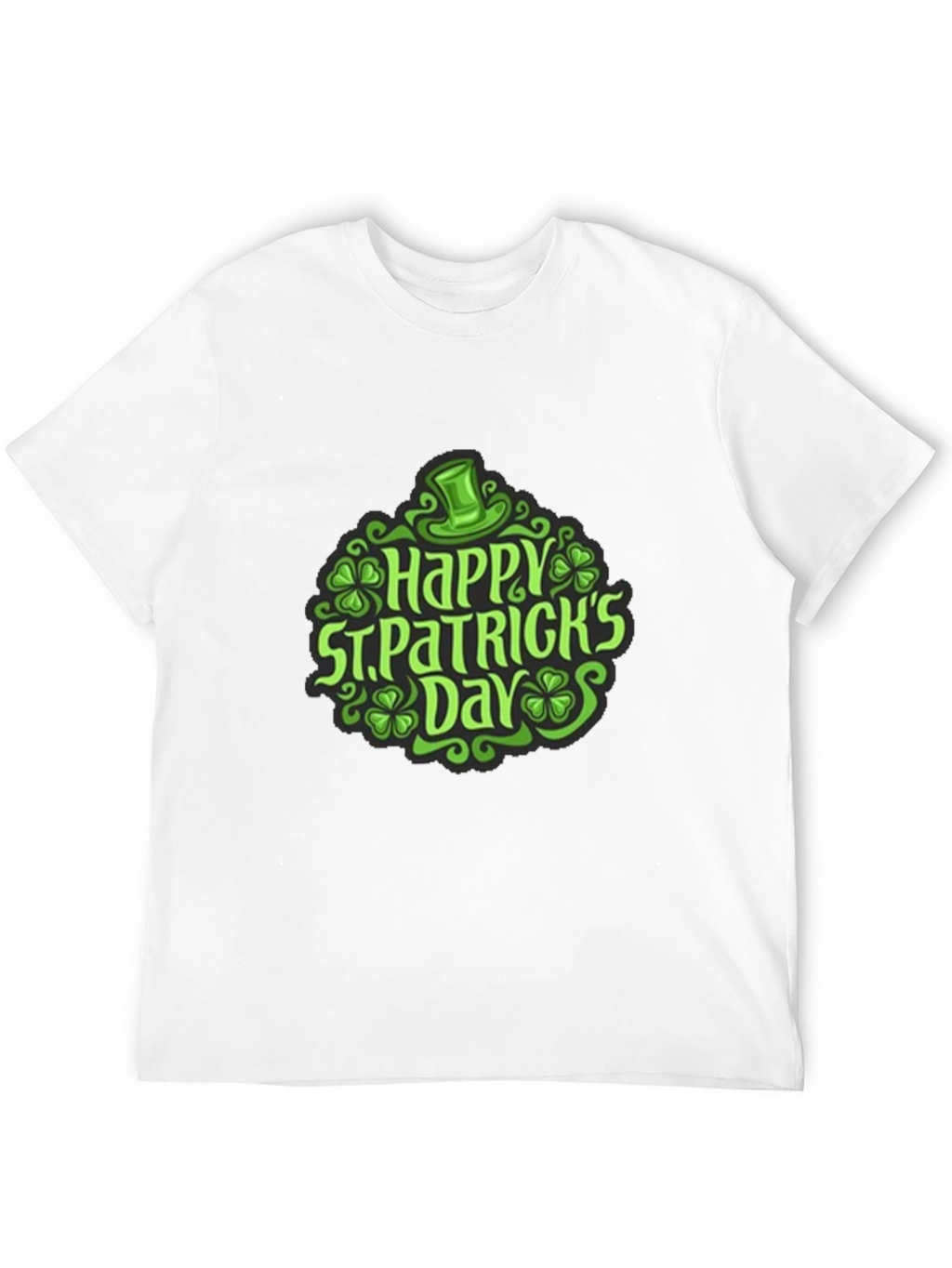 St. Patricks Day Graphic T-Shirt - Black