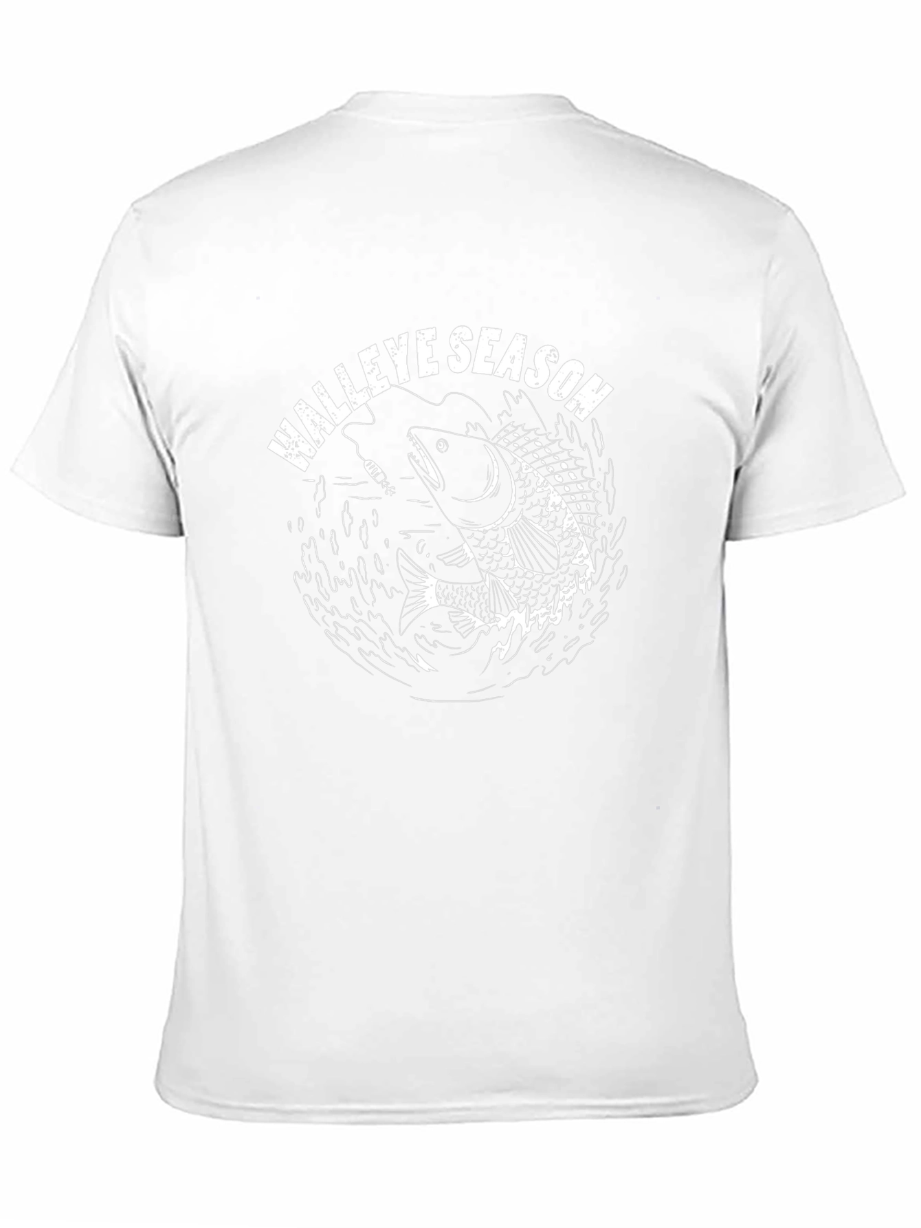Walleye Season Graphic Tee - Black Cotton