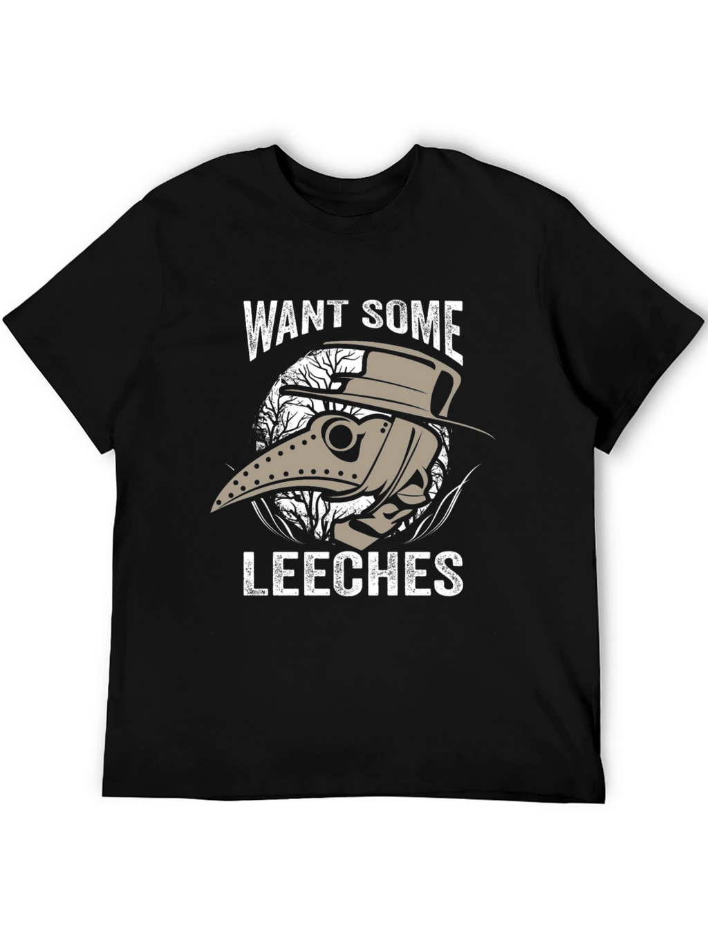 Plague Doctor Leeches T-Shirt - Unique Graphic Tee
