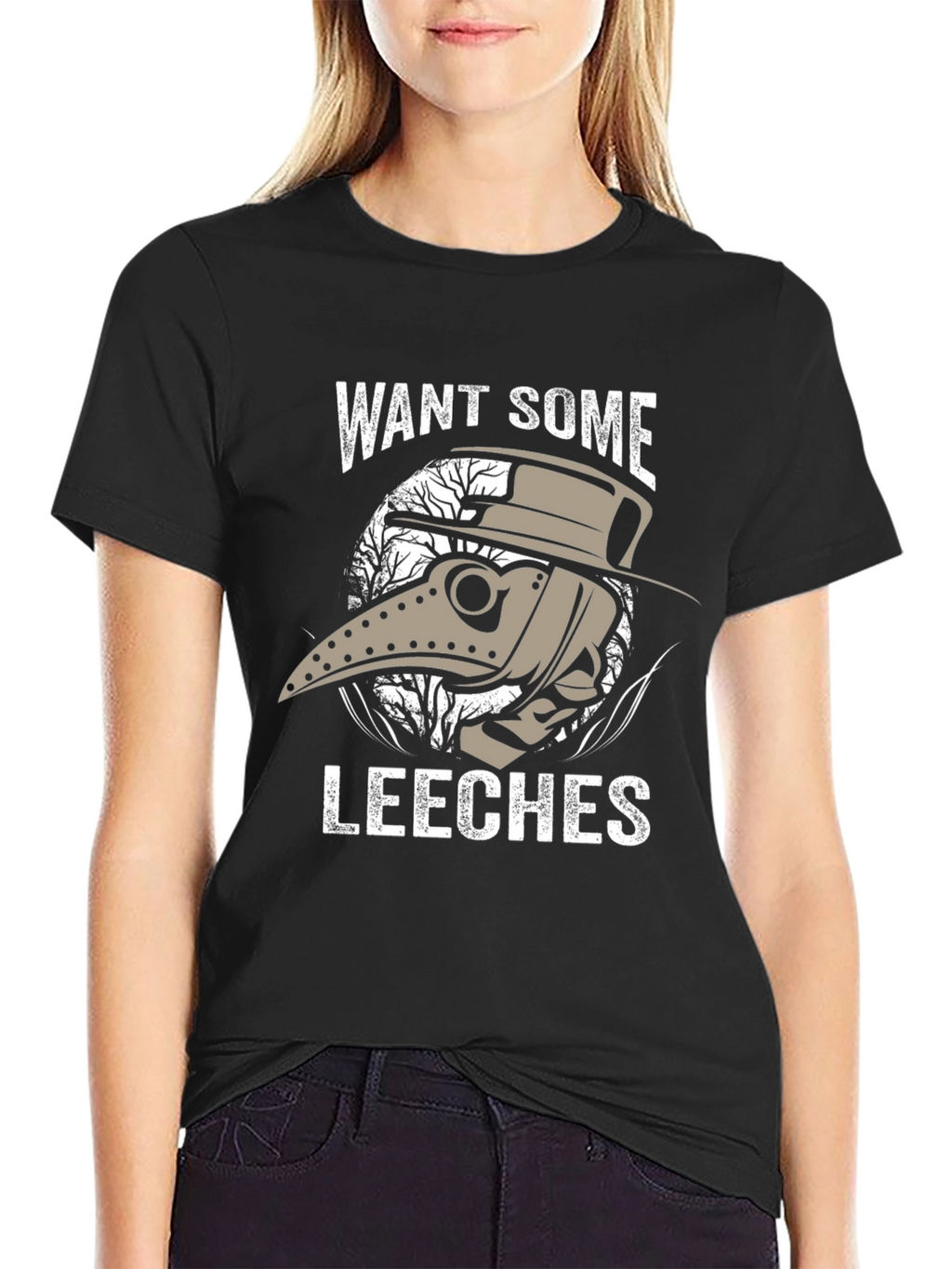 Plague Doctor Leeches T-Shirt - Unique Graphic Tee