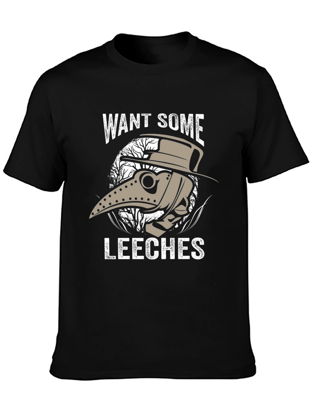 Plague Doctor Leeches T-Shirt - Unique Graphic Tee