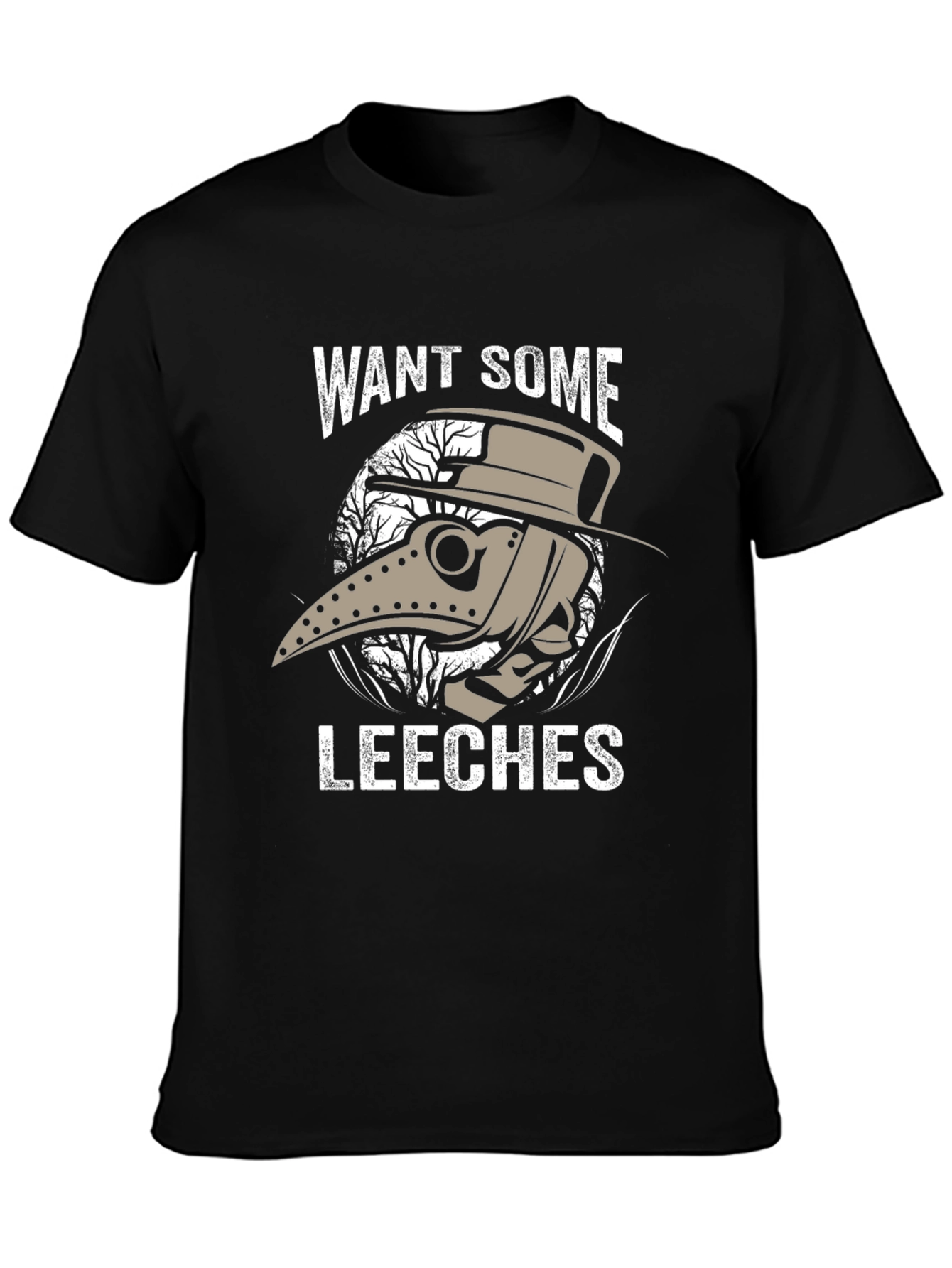 Plague Doctor Leeches T-Shirt - Unique Graphic Tee