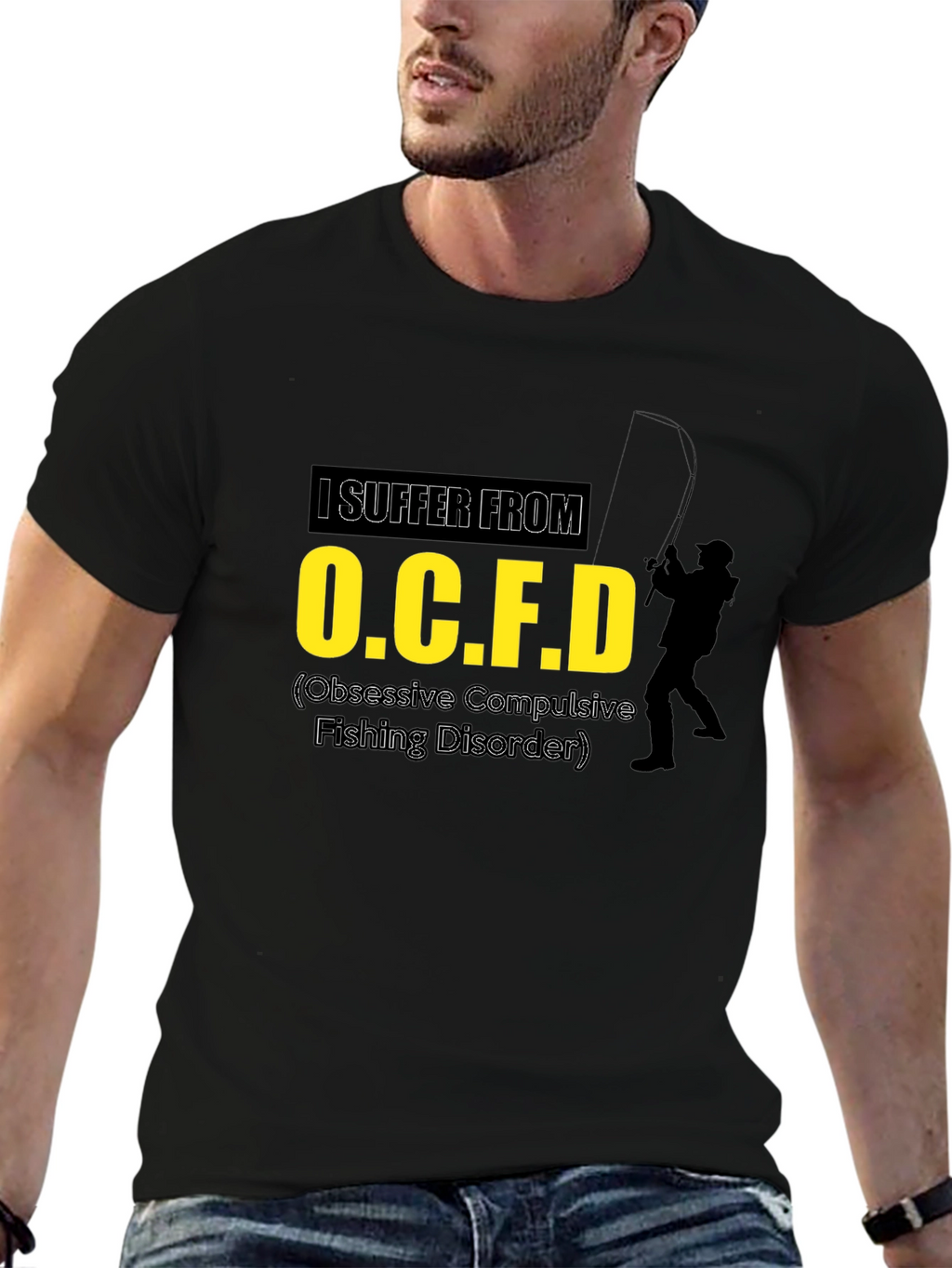 O.C.F.D. Fishing Disorder Graphic T-Shirt