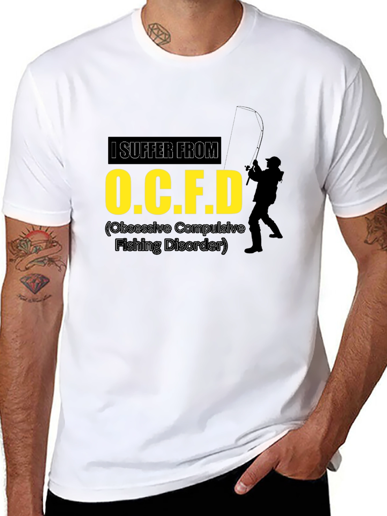 O.C.F.D. Fishing Disorder Graphic T-Shirt