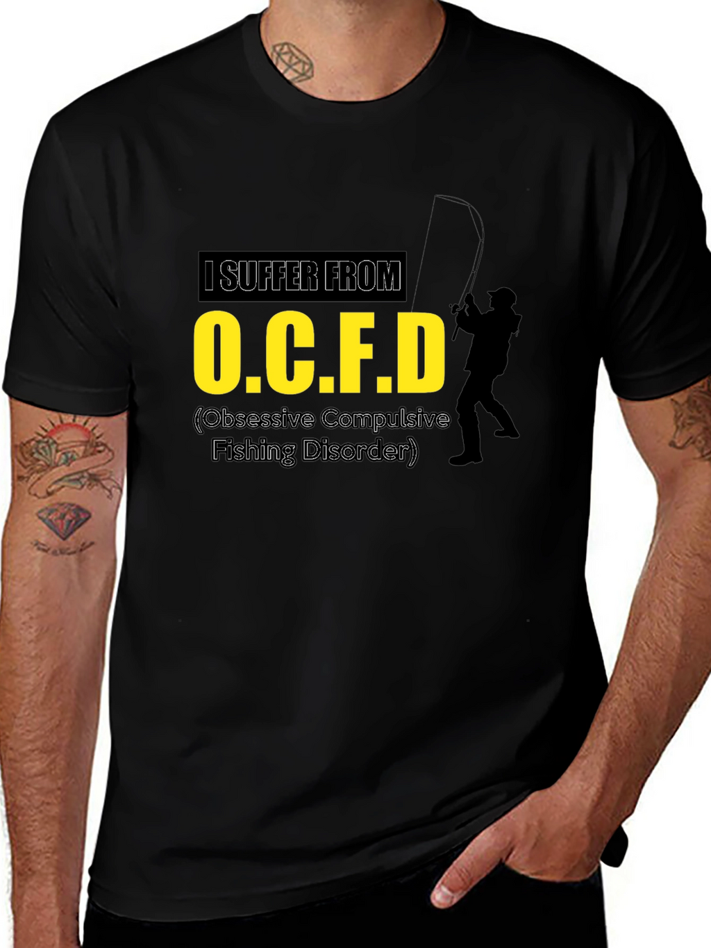 O.C.F.D. Fishing Disorder Graphic T-Shirt