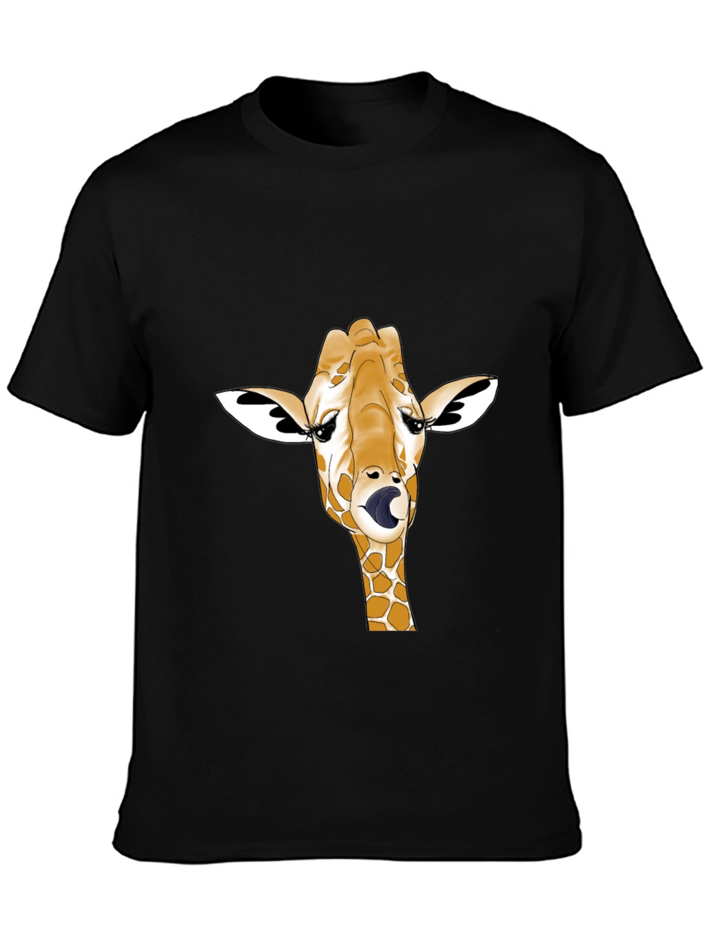 Giraffe Tongue T-Shirt - Funny Animal Tee