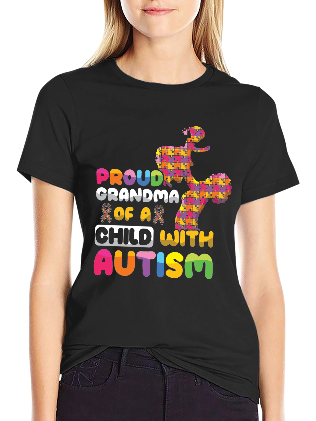 Proud Grandma of a Child with Autism T-Shirt