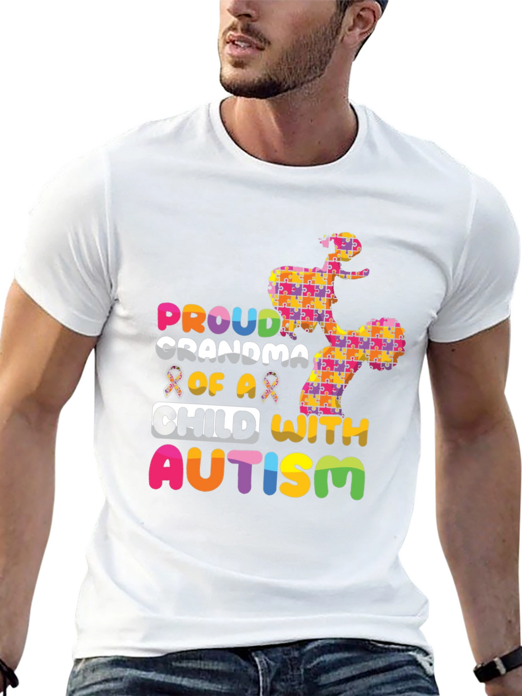 Proud Grandma of a Child with Autism T-Shirt