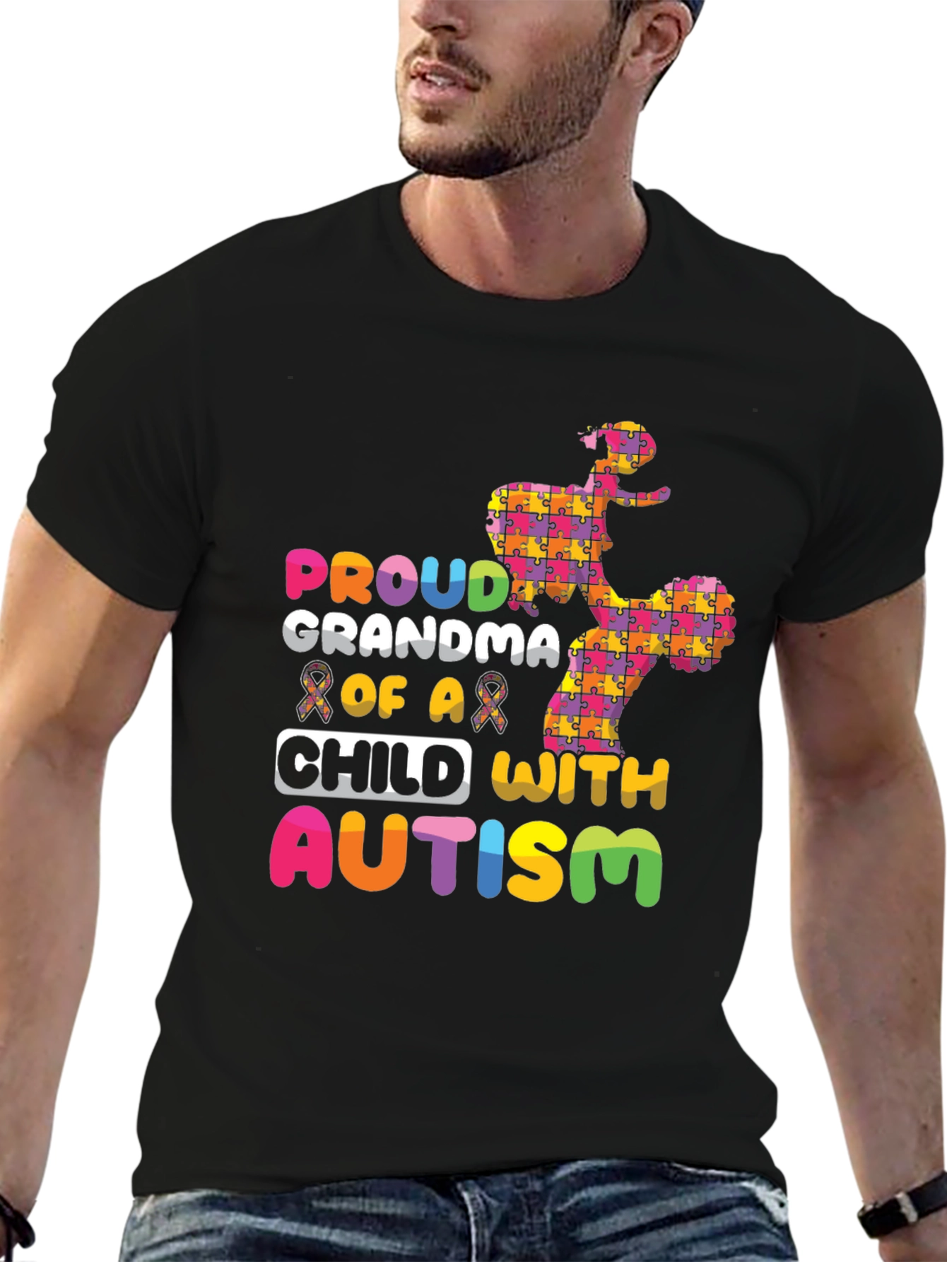 Proud Grandma of a Child with Autism T-Shirt