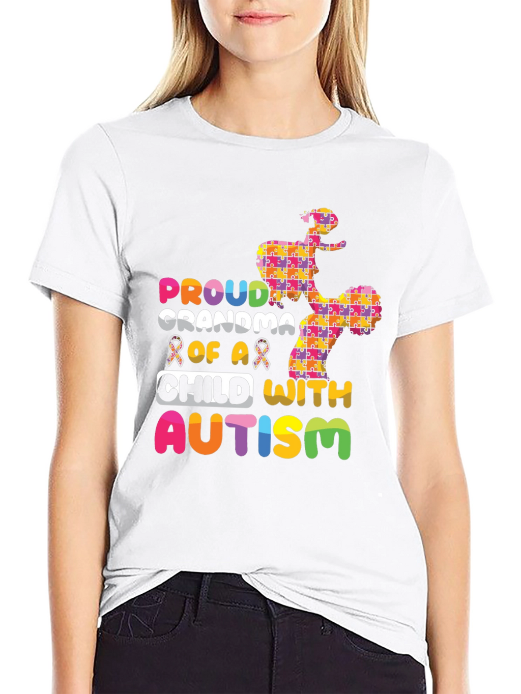 Proud Grandma of a Child with Autism T-Shirt