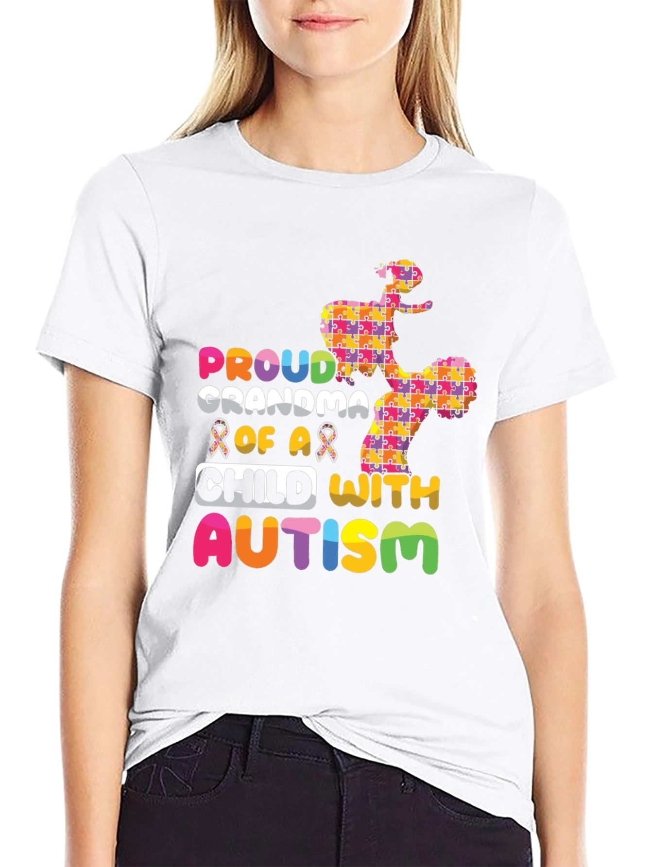 Proud Grandma of a Child with Autism T-Shirt