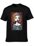 Abstract Pop Art Graphic Print T-Shirt