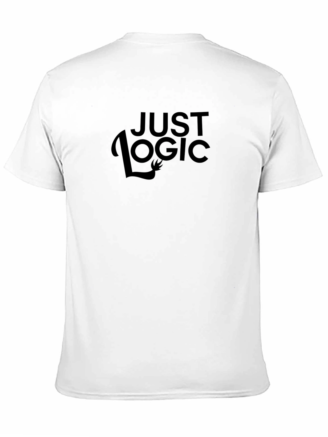 Just Logic Black Graphic Tee