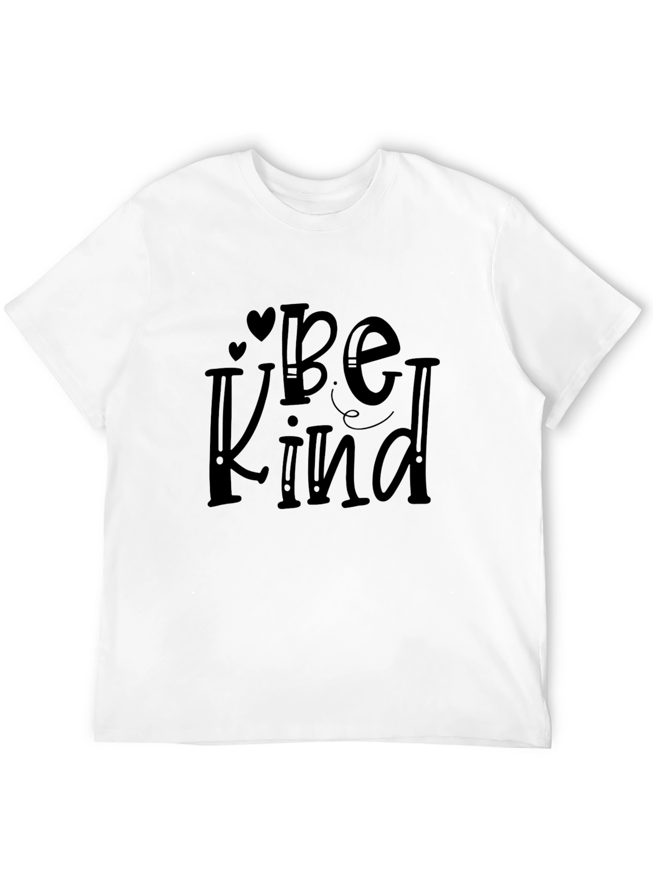 Be Kind Graphic Tee - Black Casual T-Shirt