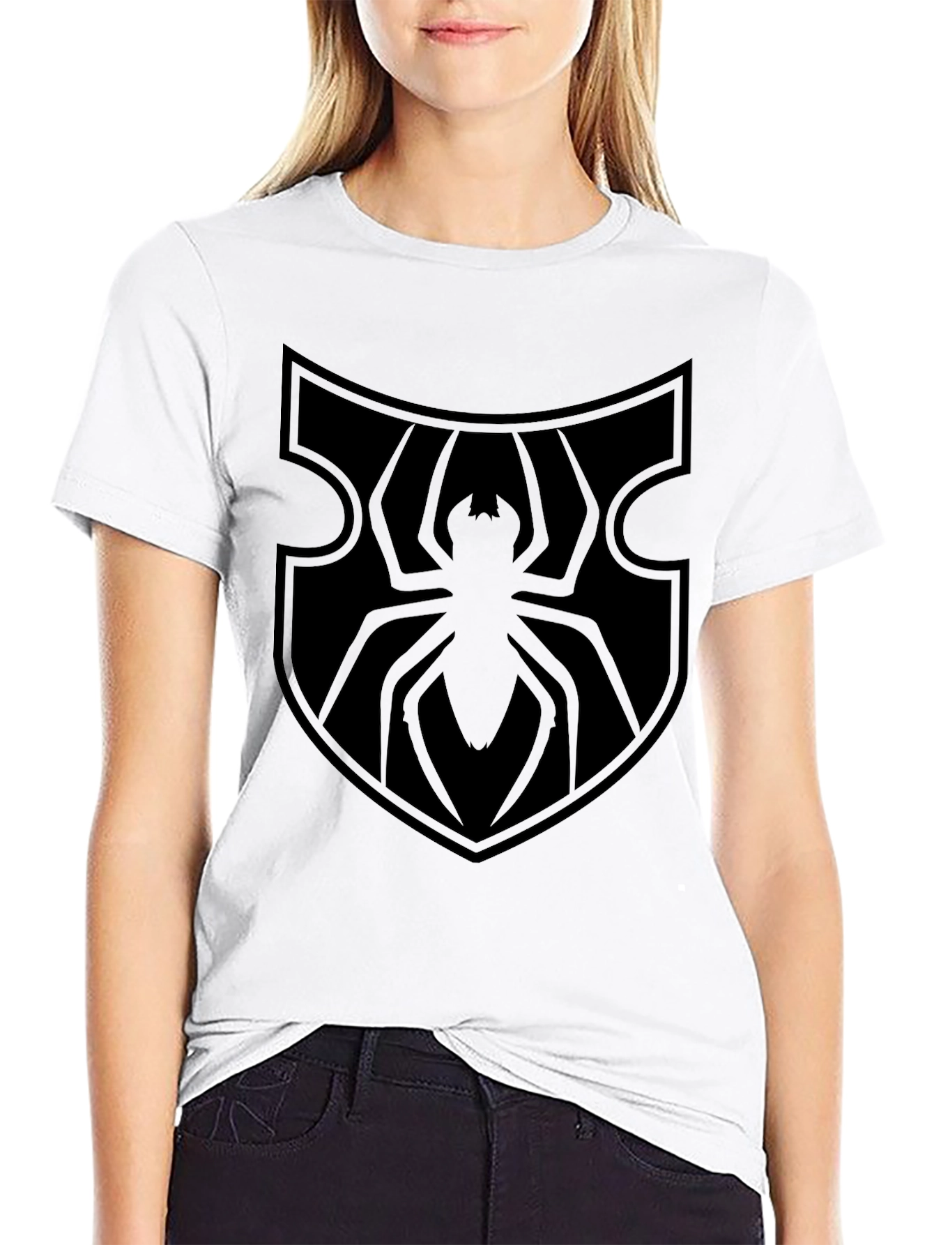 Spider Shield Black T-Shirt