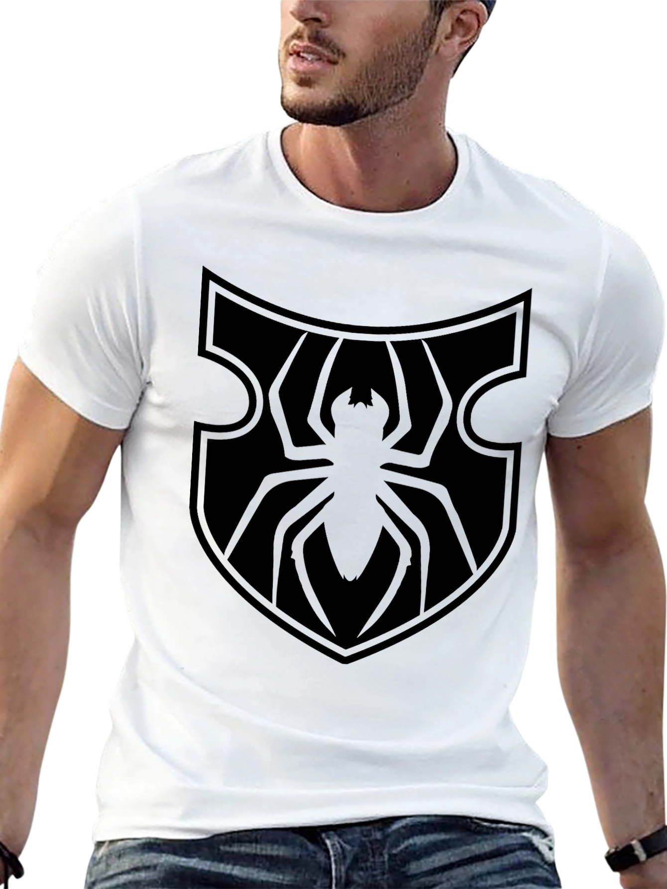 Spider Shield Black T-Shirt
