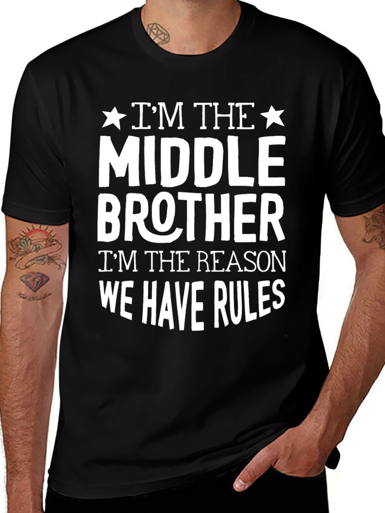 Middle Brother Rules T-Shirt