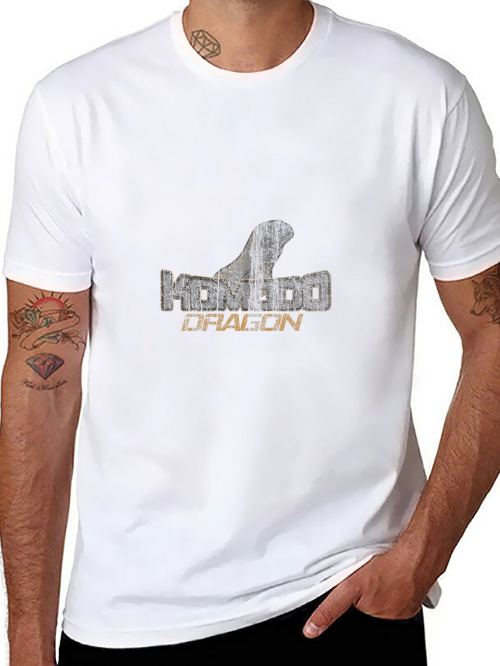 Komodo Dragon Graphic Tee - Black