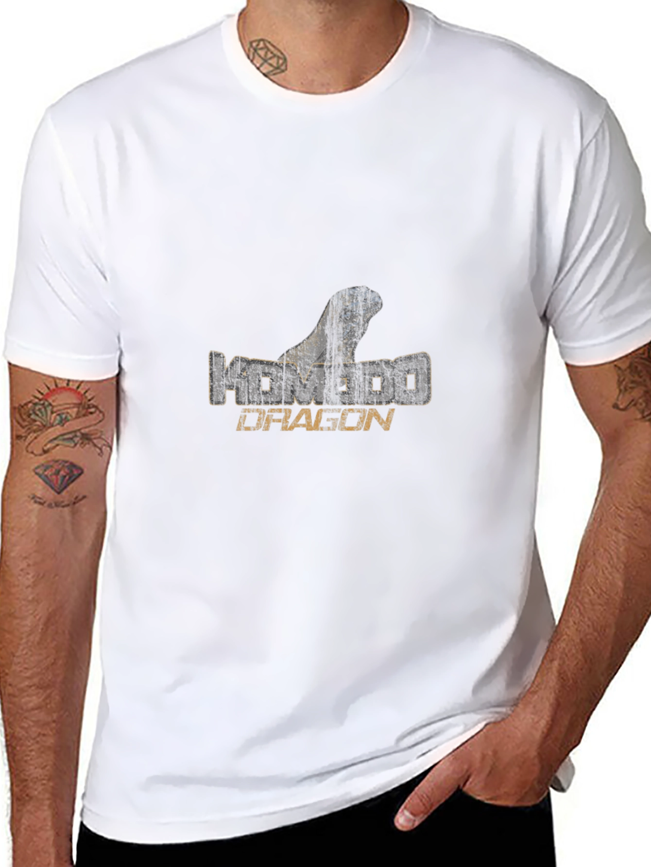 Komodo Dragon Graphic Tee - Black