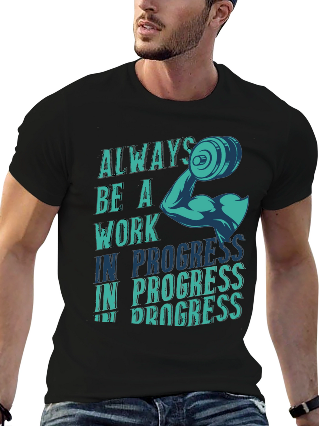 Always Be A Work In Progress Graphic T-Shirt