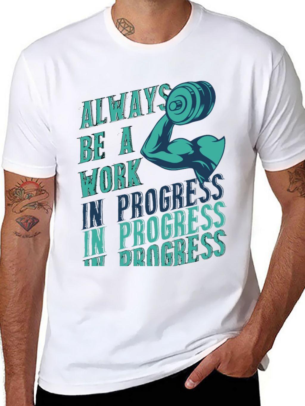 Always Be A Work In Progress Graphic T-Shirt