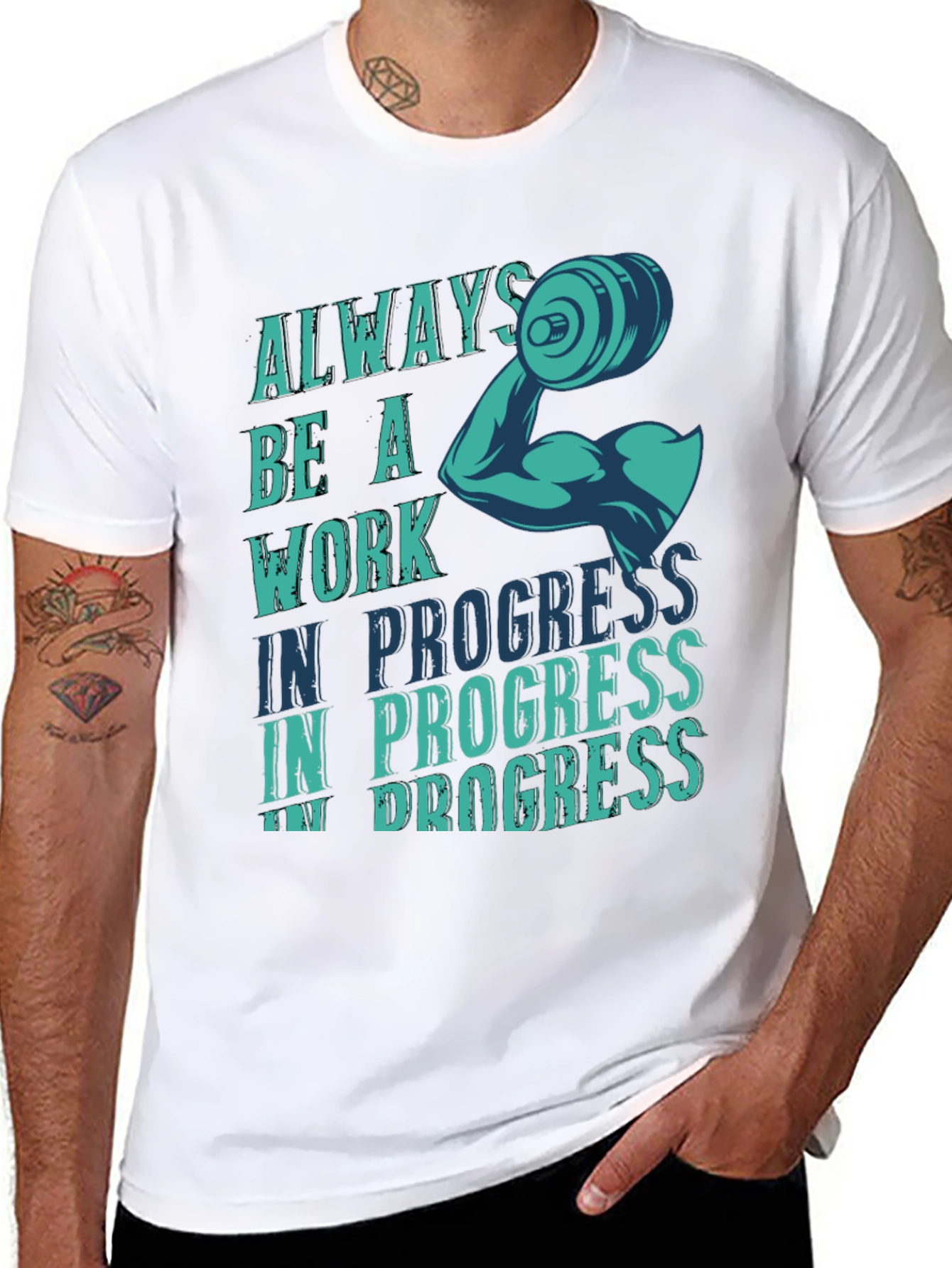 Always Be A Work In Progress Graphic T-Shirt
