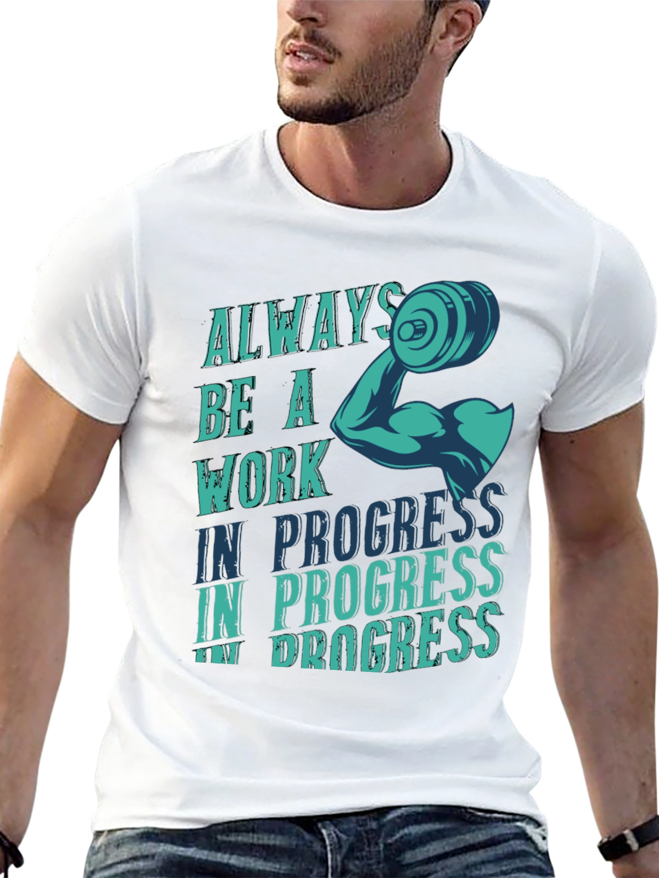 Always Be A Work In Progress Graphic T-Shirt