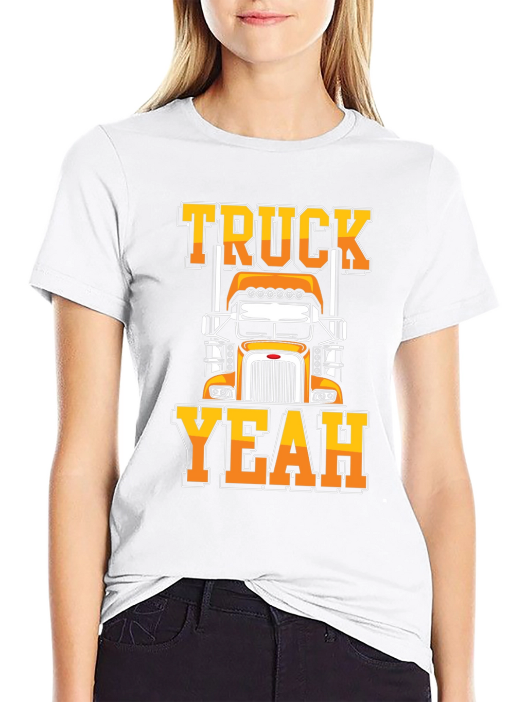 Truck Yeah Graphic Tee - Cool Trucker T-Shirt