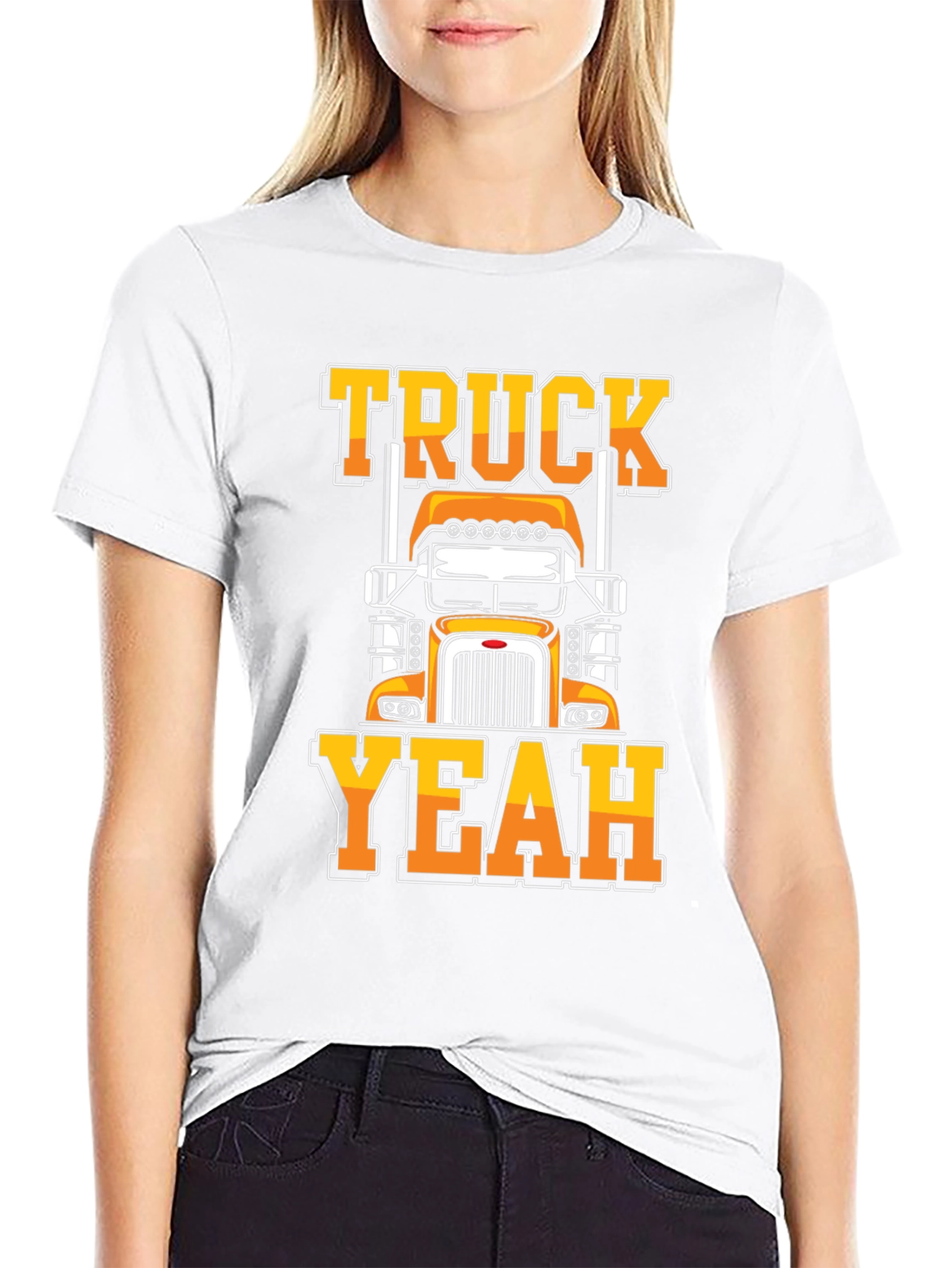Truck Yeah Graphic Tee - Cool Trucker T-Shirt