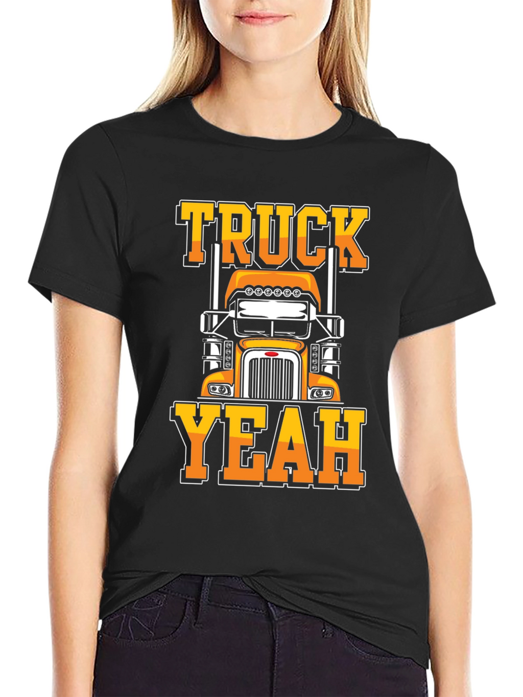 Truck Yeah Graphic Tee - Cool Trucker T-Shirt