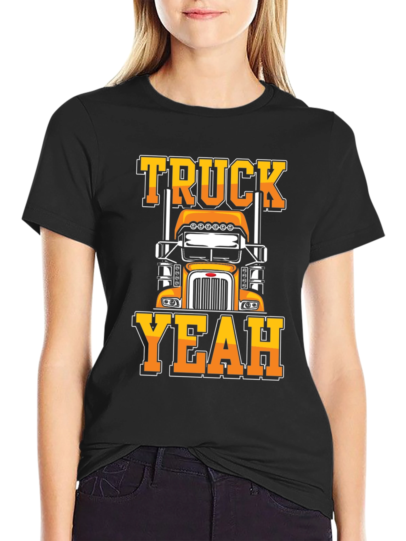 Truck Yeah Graphic Tee - Cool Trucker T-Shirt