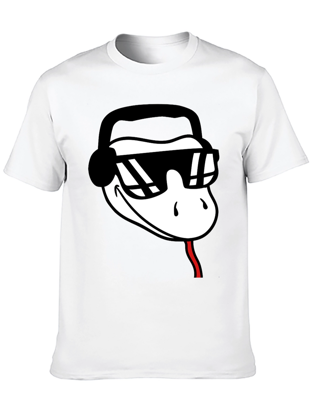 Cool Snake DJ Black T-Shirt