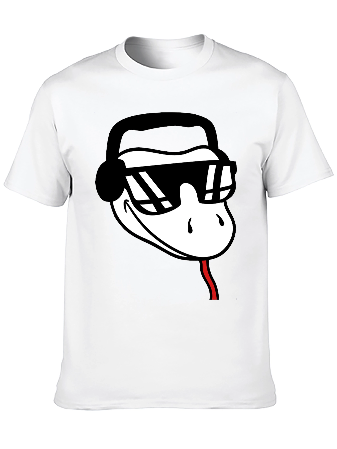 Cool Snake DJ Black T-Shirt