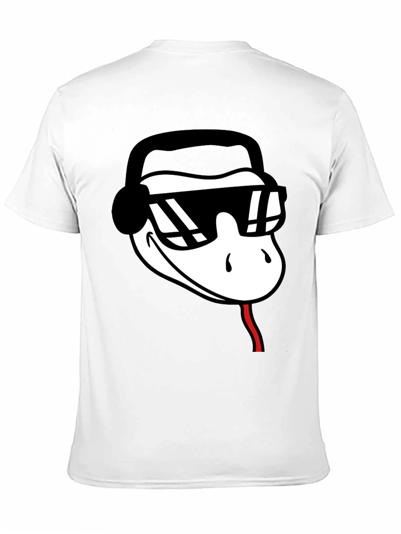 Cool Snake DJ Black T-Shirt