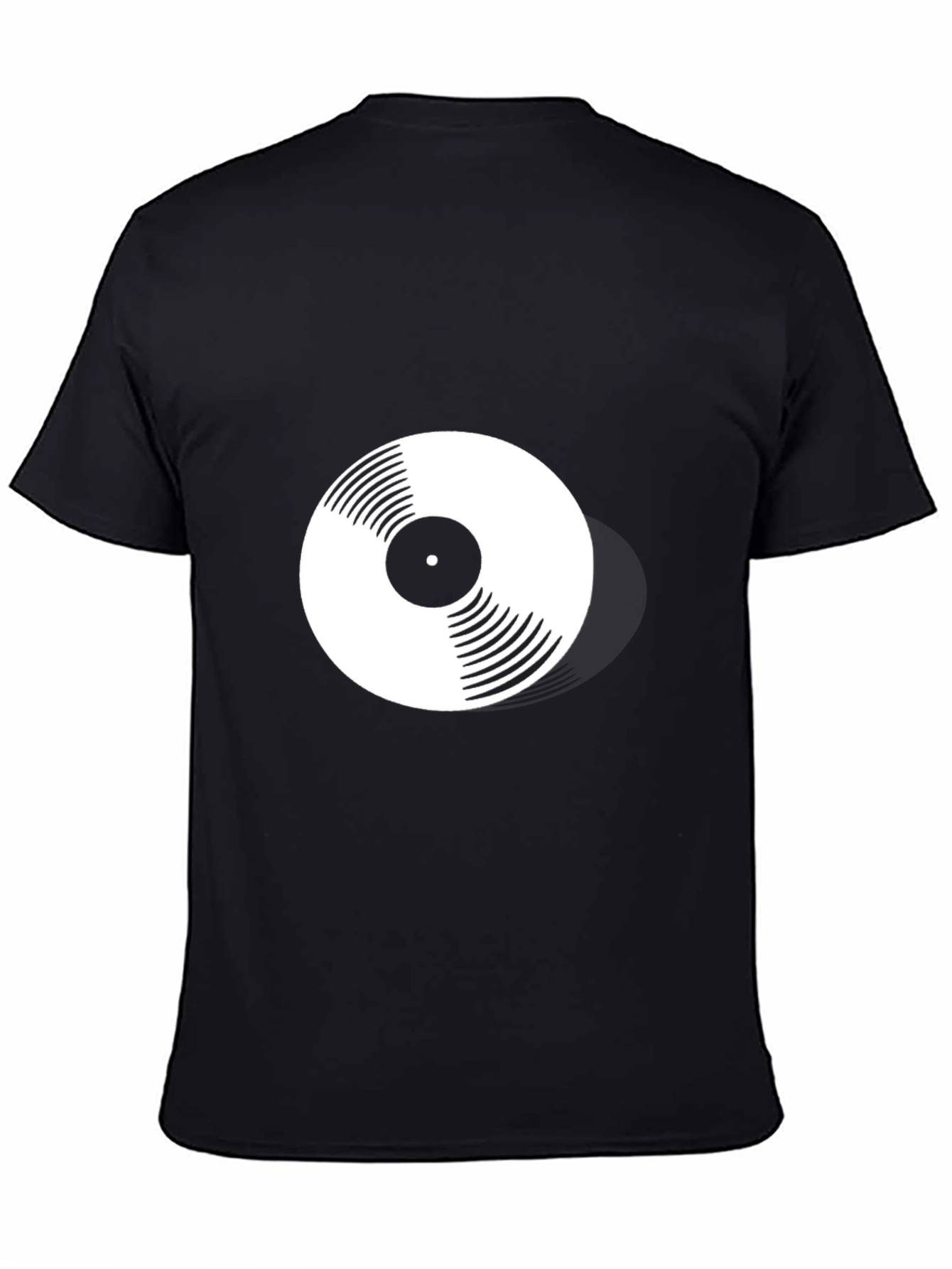 Vinyl Record Graphic Tee - Classic Music Lover T-Shirt