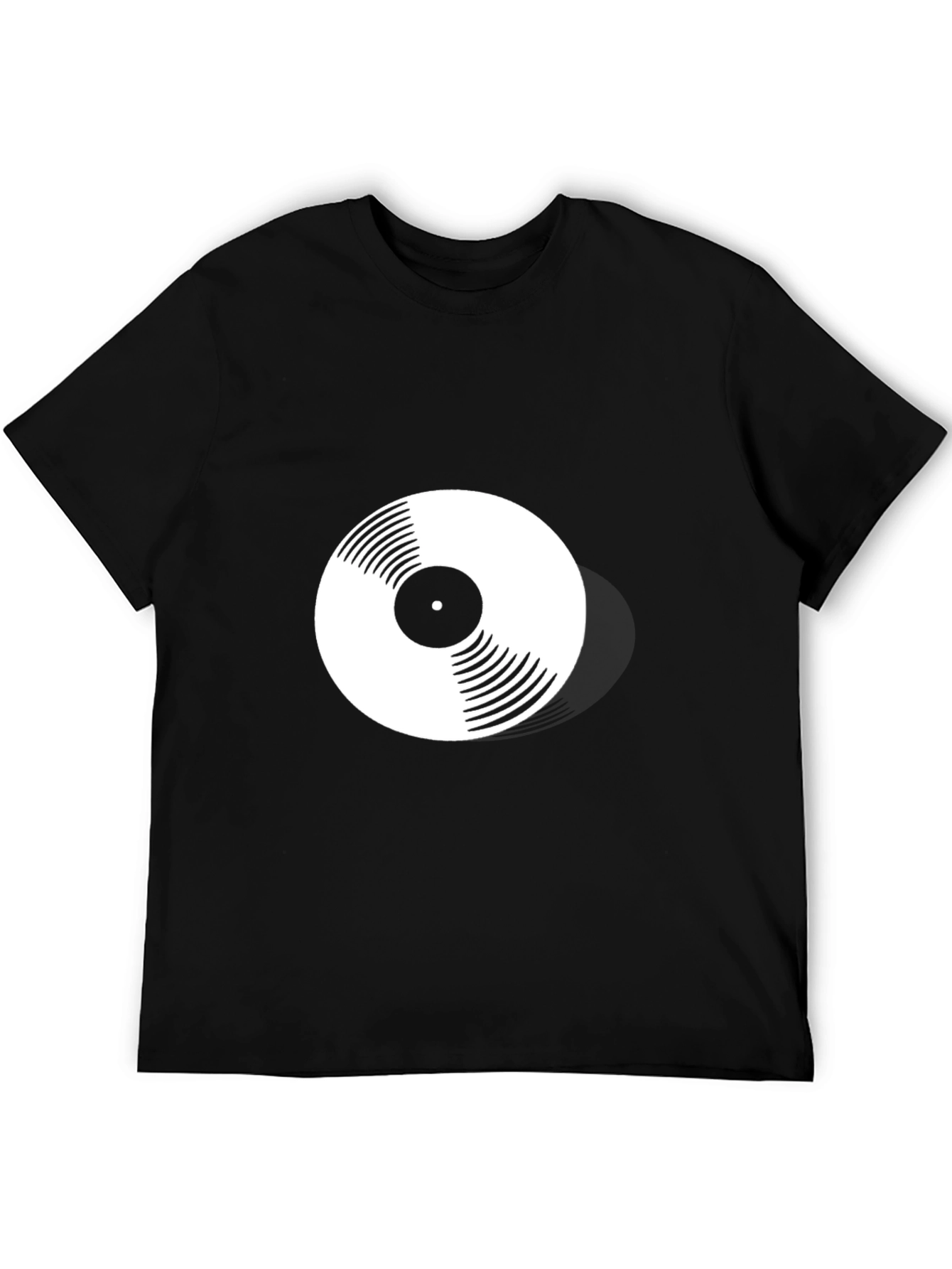 Vinyl Record Graphic Tee - Classic Music Lover T-Shirt