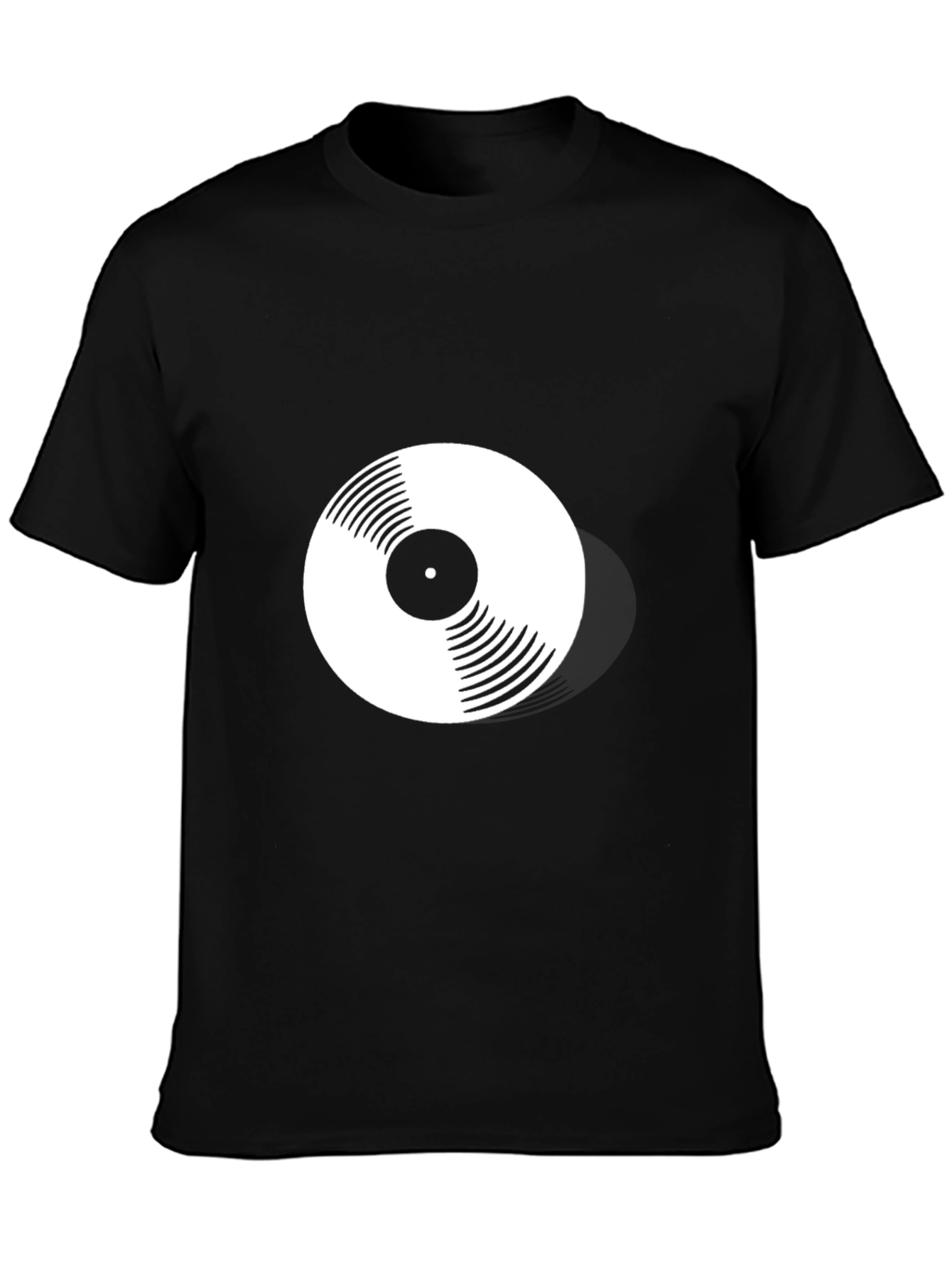 Vinyl Record Graphic Tee - Classic Music Lover T-Shirt
