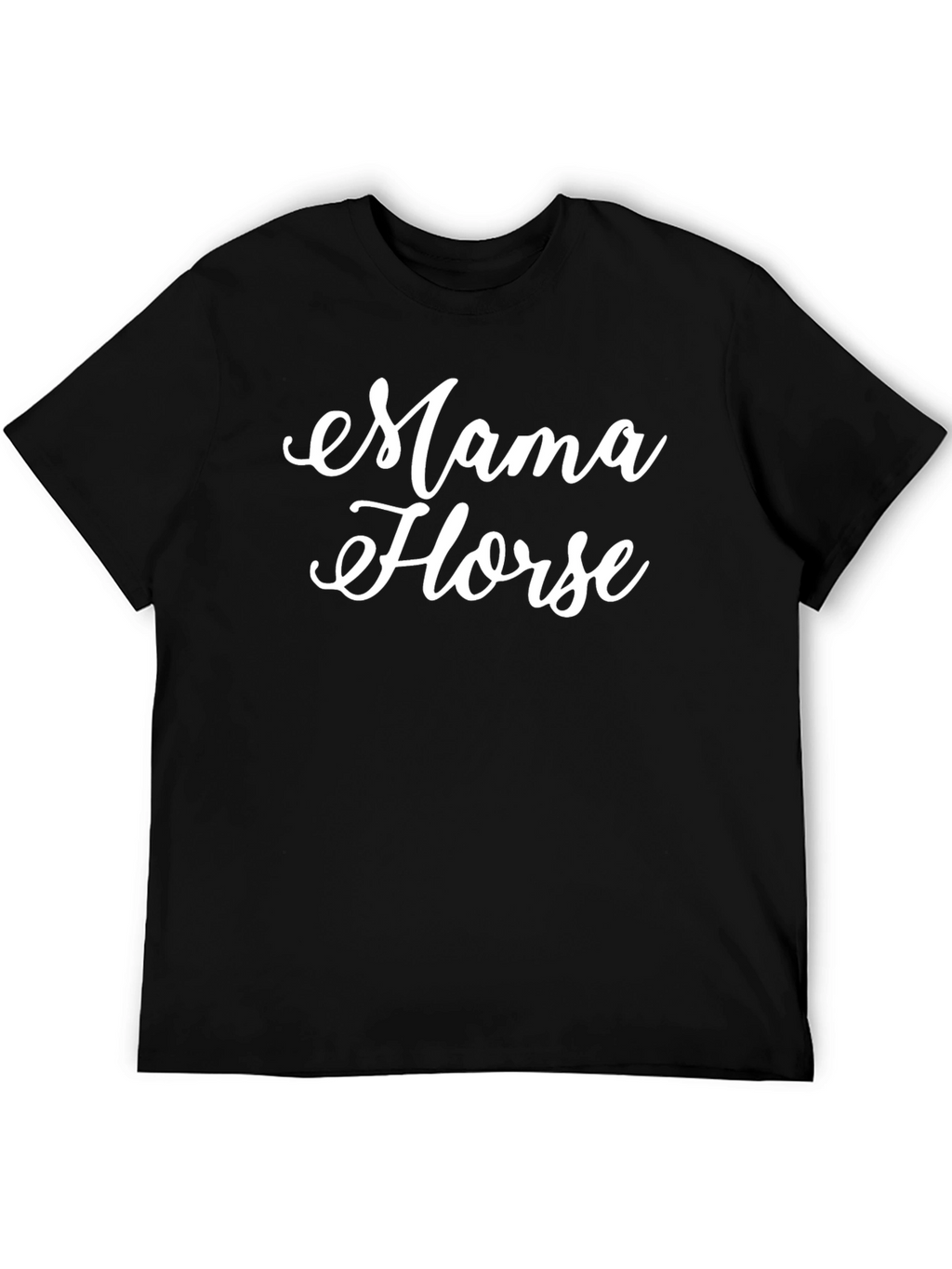 Mama Horse Graphic Tee - Black T-Shirt