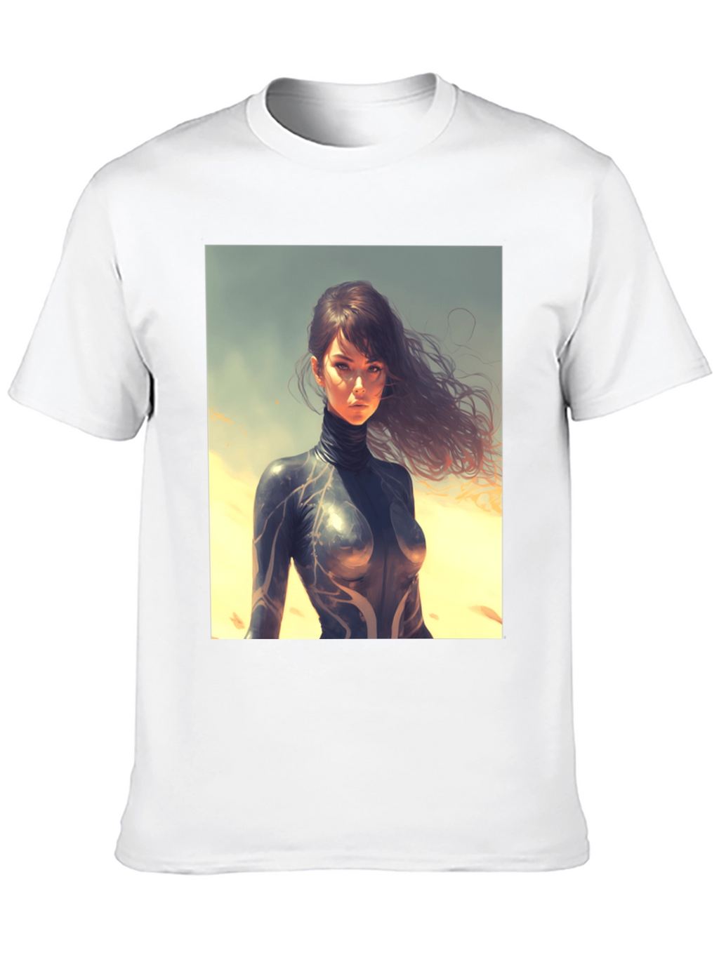 Woman in Catsuit Graphic Tee
