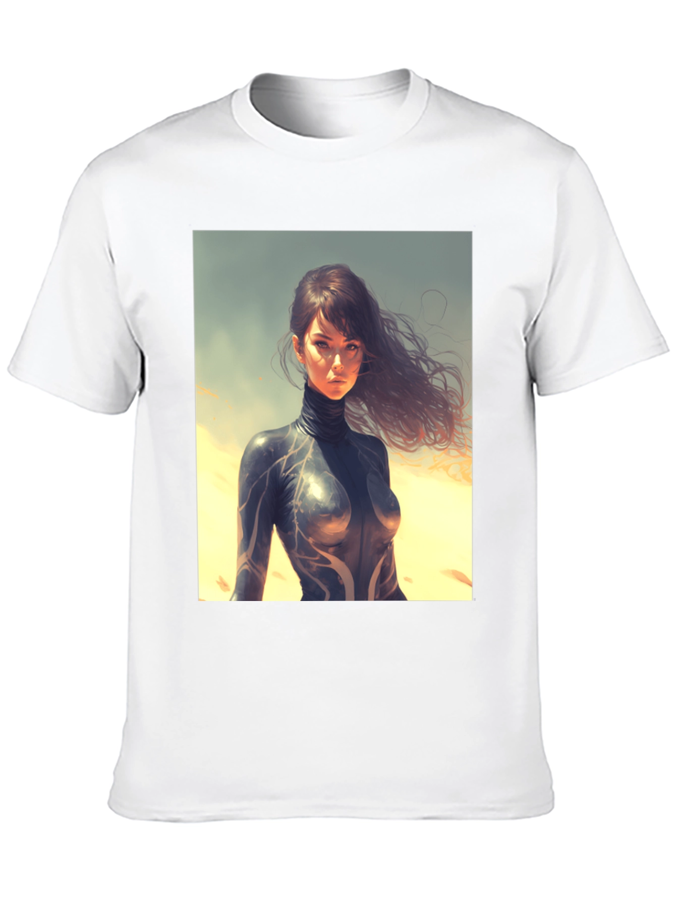 Woman in Catsuit Graphic Tee